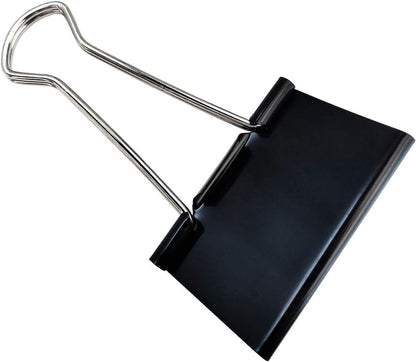 Extra Large Binder Clips 2.4-Inch (18 Pack), Big Paper Clamps for Office Supplies, Black V1258-DP02-F-963