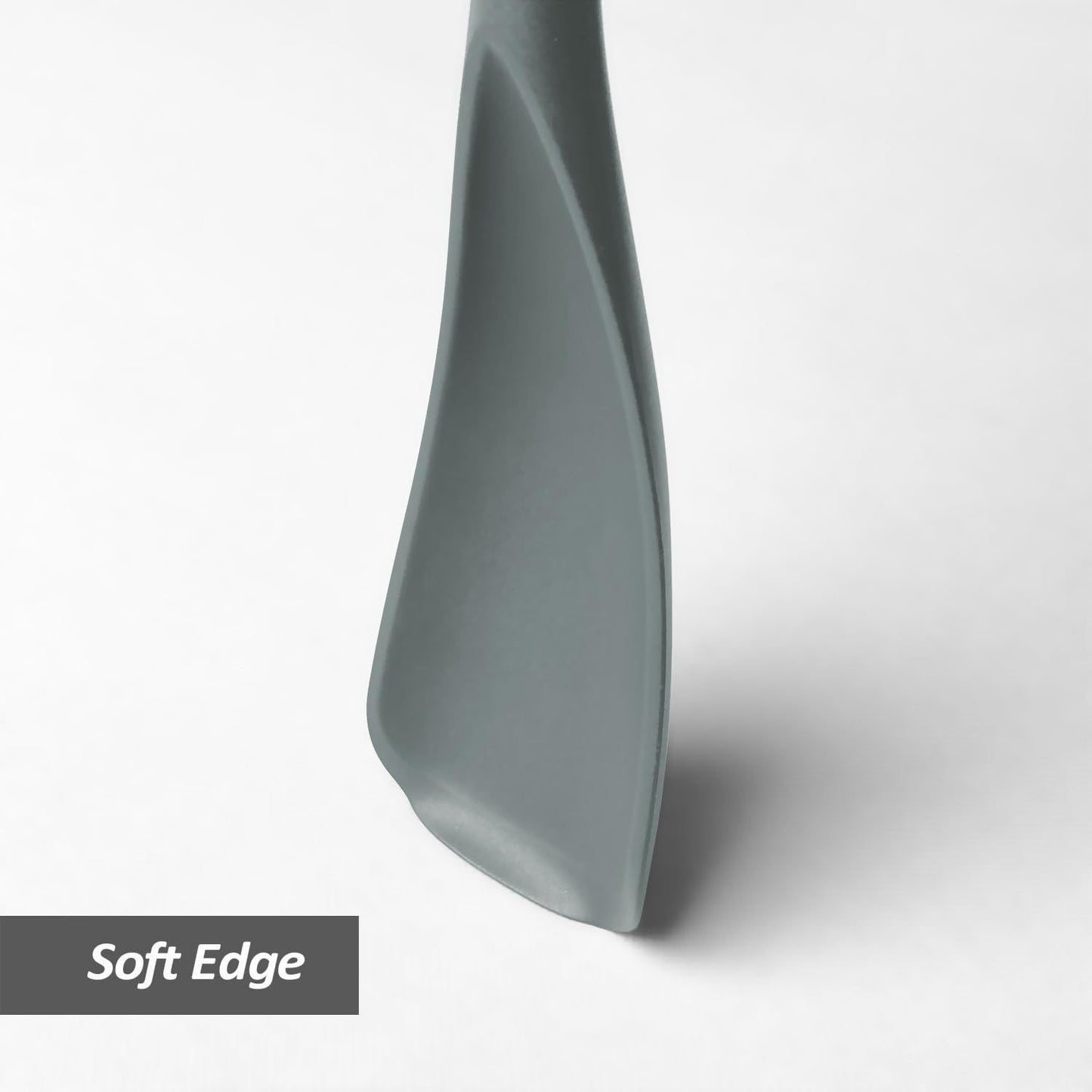 Silicone Spatula Spoon, Great for Both Cooking and Serving Durable BPA-Free Matte Black Silicone, Seamless V1258-DP02-H-0002