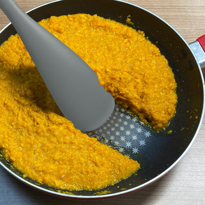 Silicone Spatula Spoon, Great for Both Cooking and Serving Durable BPA-Free Matte Black Silicone, Seamless V1258-DP02-H-0002