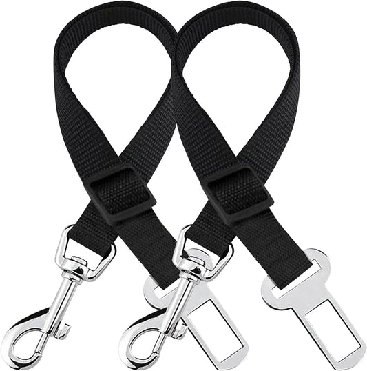 Dog Seat Belt for Car, Adjustable Nylon Pet Seatbelt, Supports All Cars, Dog Car Leash Seat Belt, Seatbelt V1258-DP02-WO-1040