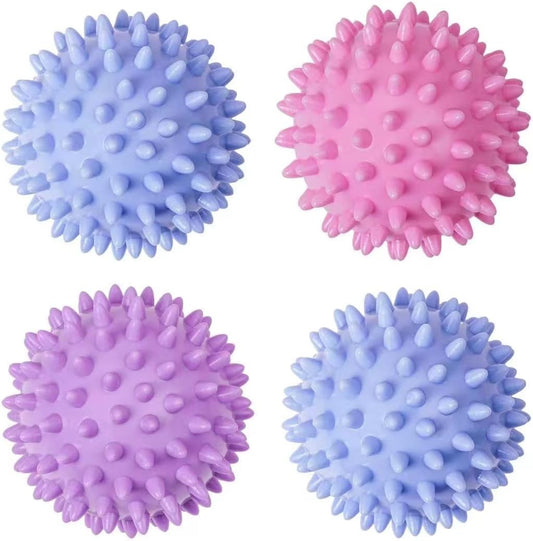 Reusable Laundry Dryer Balls - Eco Friendly Fabric Softener Alternatives Soften and Fluff Laundry Wrinkle V1258-DP02-WO-1050