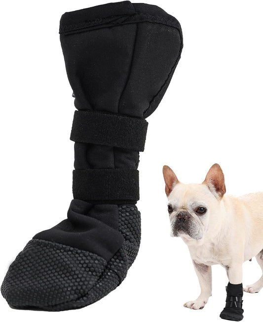 Dog Paw Wound Recovery Boot, Breathable Dog Bootie for Injured Paw, Anti-Slip Dog Shoe with Self-Adhesive V1258-DP02-WO-1064