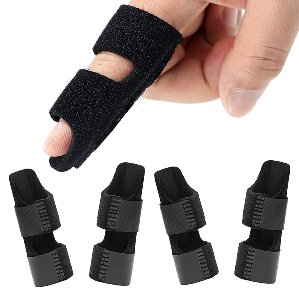 4 Pcs Trigger Finger Splints/Brace for Knuckle Immobilization,Broken Protector and Straightening Arthritis V1258-DP02-WO-1068
