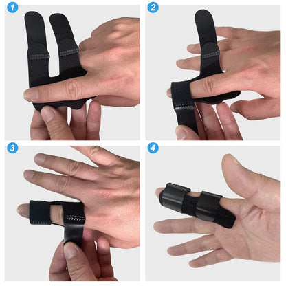 4 Pcs Trigger Finger Splints/Brace for Knuckle Immobilization,Broken Protector and Straightening Arthritis V1258-DP02-WO-1068