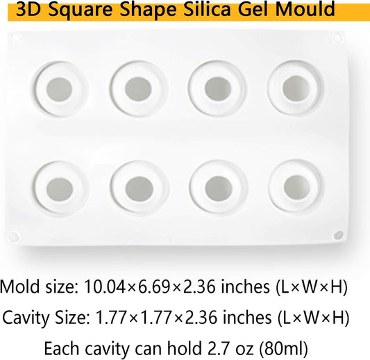Easter Egg Silicone Mold for Baking Chocolate Easter Eggs, Mousse Cake, Jello, CheeseCake, Ice Cream, V1258-DP02-WO-1069
