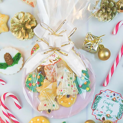 Pull Bows for Gift Wrapping, 15 PCS Large Gift Bow Bulk for Presents Package, Gift Baskets, Christmas, V1258-DP02-WO-1075