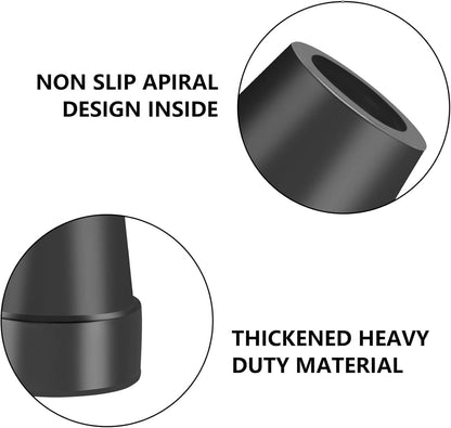 4Pcs Cane Tips 3/4 Inch Heavy Duty Rubber Cane Tips, Anti Slip Replacement Rubber Tips for Canes, Walking V1258-DP02-WO-1081