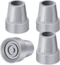 Crutch Tips 7/8 Inch Upgrade Heavy Duty Rubber Crutch Accessories Replacement Rubber Cane Tips, 4-Pack V1258-DP02-WO-1092