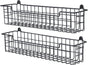 Spice Rack Organizer Wall Mount, Spice Organization Storage Shelf for Cabinet Door, 2 Packs Wall Spice Rack V1258-DP02-WO-110
