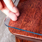 Clear Table Protector 24 x 48 Inch - 2mm Thick Plastic Table Cover, Clear Table Cover Protector Rectangle, V1258-DP02-WO-1109