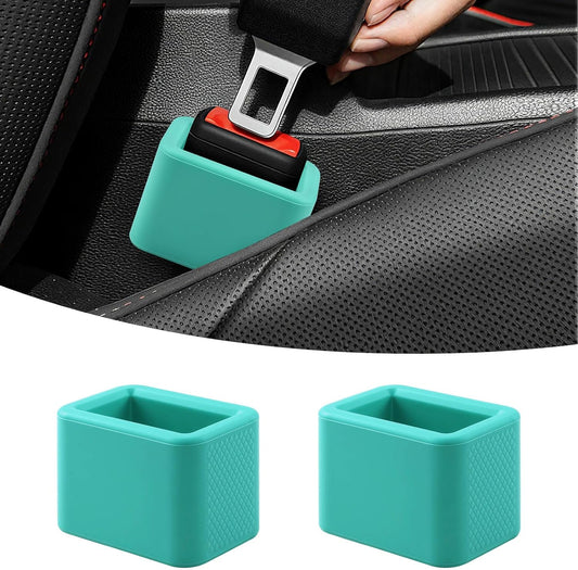 2 PCS Seat Belt Buckle Holder, Silicone Seatbelt Buckle Booster to Makes Receptacle Stand Upright for Easy V1258-DP02-WO-1114