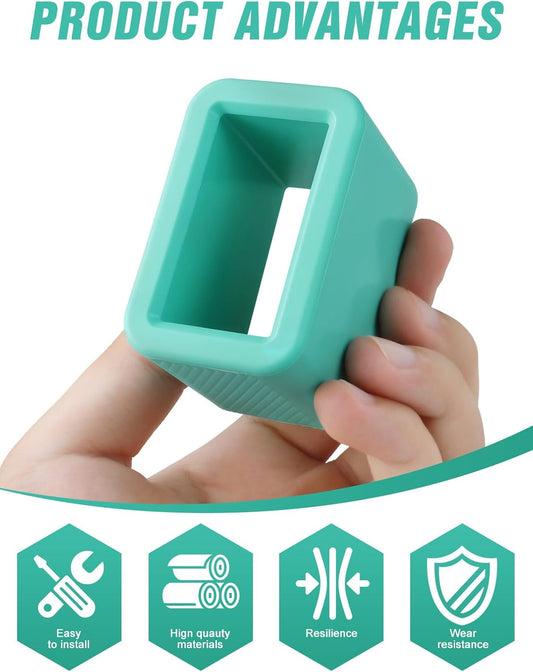 2 PCS Seat Belt Buckle Holder, Silicone Seatbelt Buckle Booster to Makes Receptacle Stand Upright for Easy V1258-DP02-WO-1114