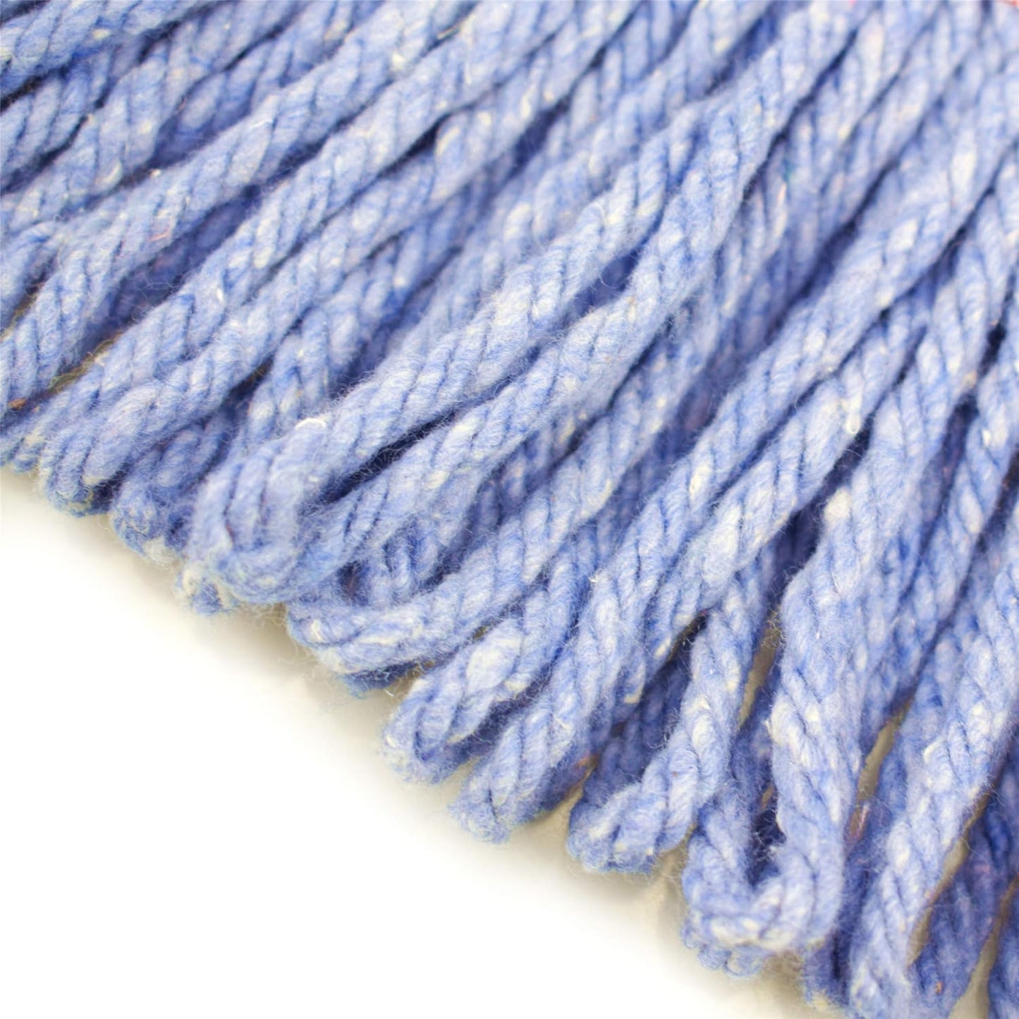 String Mop Heads Replacement Heavy Duty Commercial Grade Blue Cotton Looped End Wet Industrial Cleaning Mop V1258-DP02-WO-113