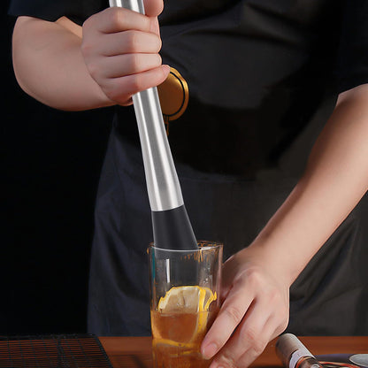 4 Pack Muddlers for Cocktail 304 Stainless Steel Fruit Crusher 8.3" Long Ice Crusher for Bar Party and Home V1258-DP02-WO-117