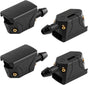 4 PCS Front Windshield Washer Nozzles, 4 Holes Car Windshield Washer Wiper Arm Sprayer, Auto Left Right V1258-DP02-WO-121