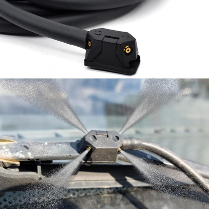 4 PCS Front Windshield Washer Nozzles, 4 Holes Car Windshield Washer Wiper Arm Sprayer, Auto Left Right V1258-DP02-WO-121