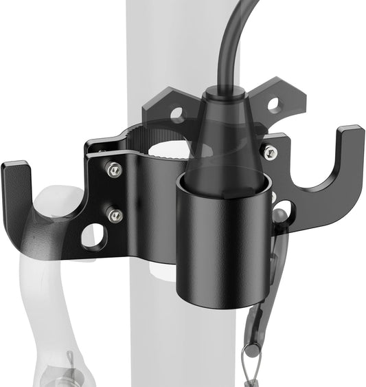 Aluminum Trailer Towing Chain Organizer with 7-Way Plug Holder- Heavy-Duty RV Tongue Jack Accessories V1258-DP02-WO-127