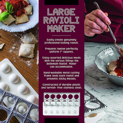 Ravioli Maker Press | Pelmeni Mold, Pierogi Press, Potsticker Meat Pie Dumpling Maker, Ravioli Stamp Pasta V1258-DP02-WO-139