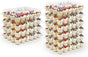 24 Count x 10 Sets Plastic Cupcake Containers, Durable and BPA-Free Cupcake Holder with Lid for Easy V1258-DP02-WO-142