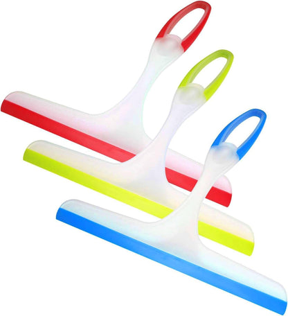Shower Squeegee for Glass Doors, 3pcs Bathroom Squeegee for Shower Cleaner Squeegee, Window Cleaning Squeegee V1258-DP02-WO-148