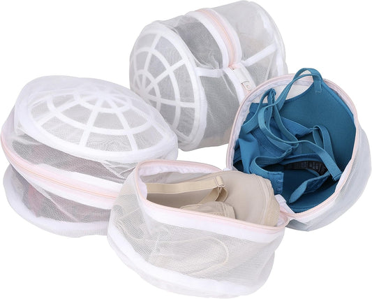 Premium Bra Wash Bag - Set of 3 Mesh Lingerie Laundry Bags for Delicates - Protects Bras, Underwear & V1258-DP02-WO-192