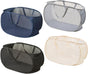 4 Pcs Collapsible Laundry Baskets, Opening Laundry Hamper, Foldable Laundry Basket, Dirty Clothes Basket for V1258-DP02-WO-197