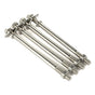 3/8-16 x 7 Hex Head Bolts with Hex Nuts and Thick Flat & Lock Washers, Partially Threaded, Stainless Steel V1258-DP02-WO-232