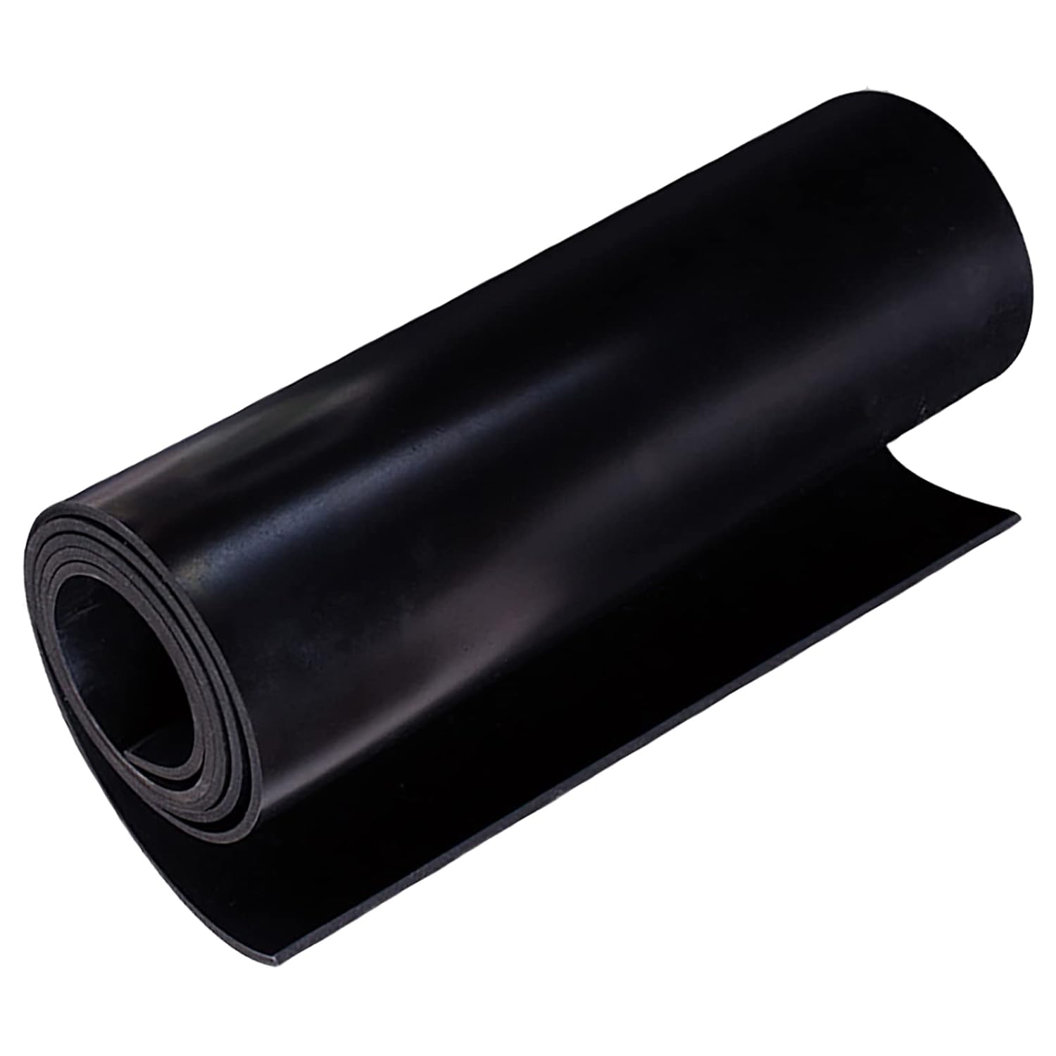 Neoprene Rubber Sheet 1/8" Thick x 16" Wide x 30" Long, Solid Rubber Sheets, Rolls & Strips for Gaskets V1258-DP02-WO-247