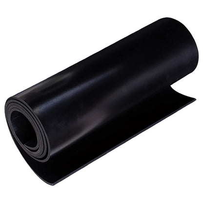 Neoprene Rubber Sheet 1/8" Thick x 16" Wide x 30" Long, Solid Rubber Sheets, Rolls & Strips for Gaskets V1258-DP02-WO-247