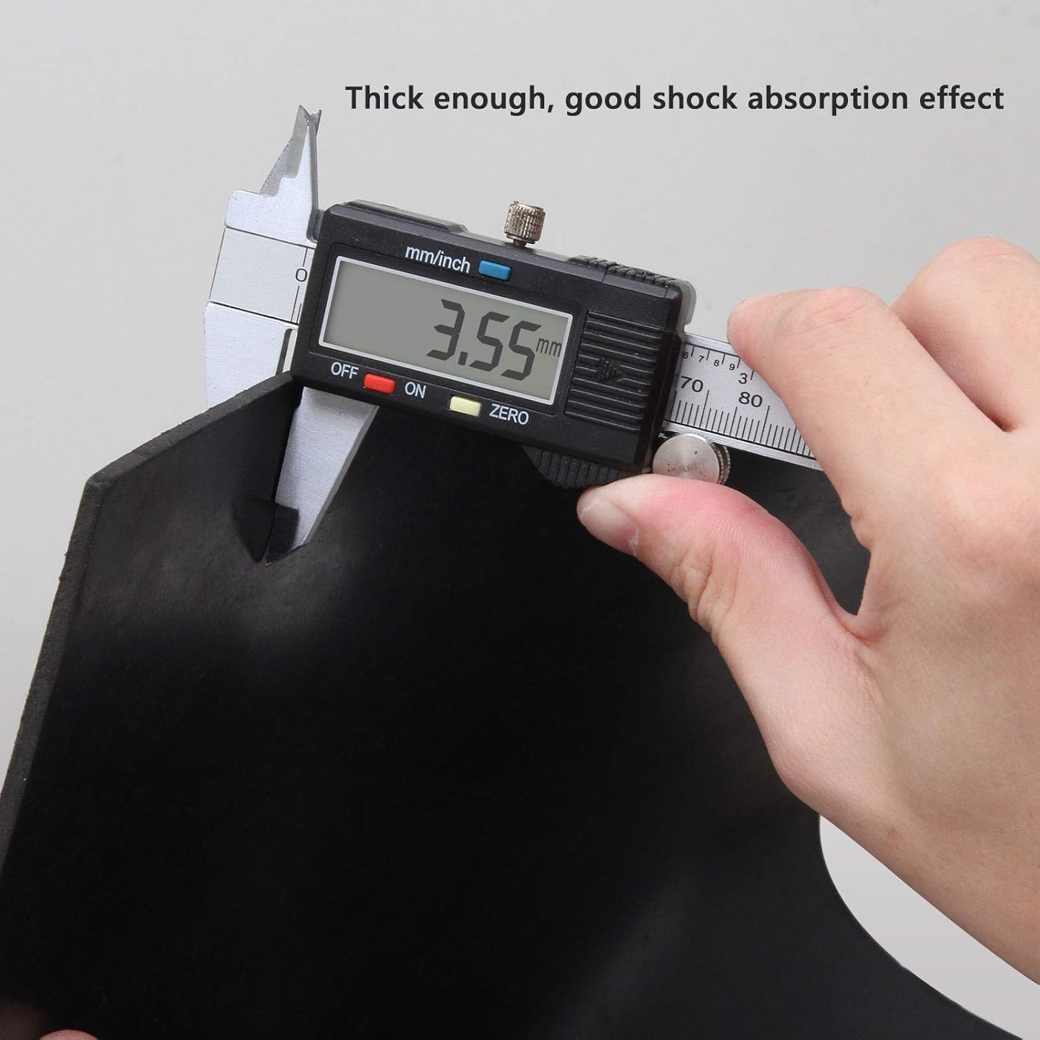 Neoprene Rubber Sheet 1/8" Thick x 16" Wide x 30" Long, Solid Rubber Sheets, Rolls & Strips for Gaskets V1258-DP02-WO-247