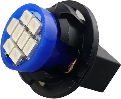 T10 194 168 Dash Instrument White LED Light Bulbs Bright Panel Gauge Cluster Dashboard Bulbs 10Pcs/Set (Blue) V1258-DP02-WO-253