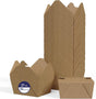 50 Pack 27 oz Take Out Food Containers, Kraft Brown Take Out Boxes Leak Grease Resistant and Stackable for V1258-DP02-WO-257