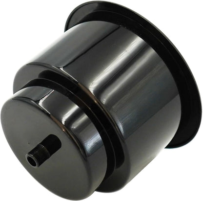 Black Plastic Cup Drink Holder Insert with Drain for Marine Boat RV Camper, 4PCS V1258-DP02-WO-265