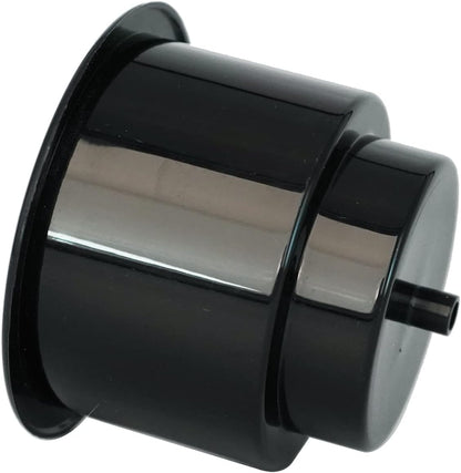 Black Plastic Cup Drink Holder Insert with Drain for Marine Boat RV Camper, 4PCS V1258-DP02-WO-265