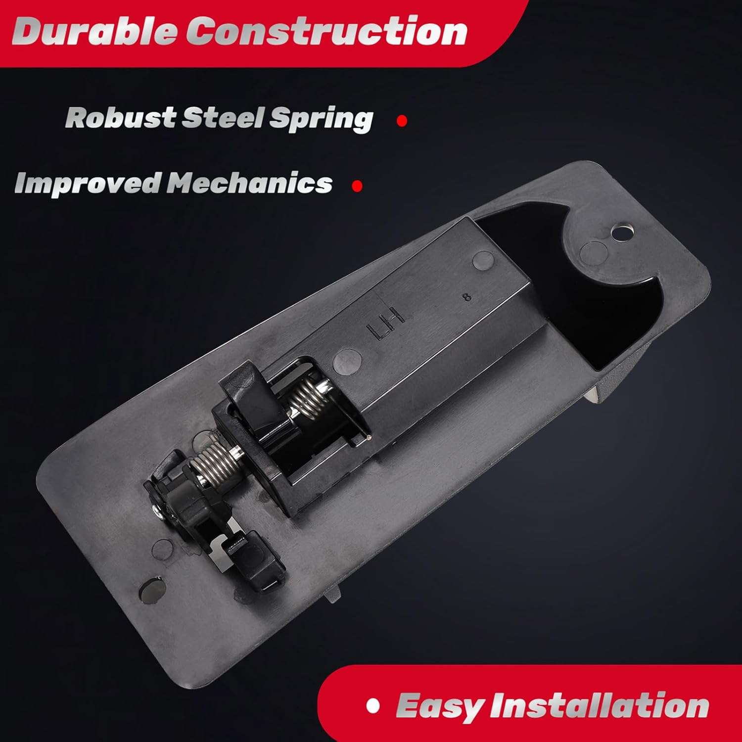 Extended Cab Exterior Door Handle Rear Left Driver Side for 1999 2000 2001 2002 2003 2004 2005 2006 2007 V1258-DP02-WO-275