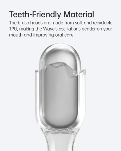 Cushioned Toothbrush Heads 6 Pack, New 2025 Version Replacement Heads Compatible with Wave/Wave Special V1258-DP02-WO-28