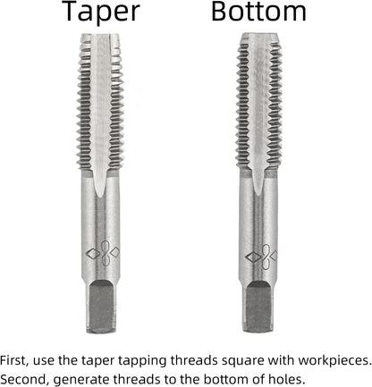 M10 X 1.5 Metric Hand Tap, Right Hand M10 X 1.5mm Threading Hand Tap 1Pair V1258-DP02-WO-281