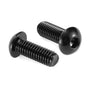 1/4-20 x 1 Button Head Socket Cap Bolts Screws, 20Pcs 304 Stainless Steel 18-8, Allen Hex Drive, Black Oxide V1258-DP02-WO-333