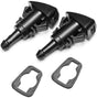 Front Windshield Washer Nozzles Wiper Spray Kit- For: Dodge, Ram, Jeep - Replaces OEM #: 4805742AB, 5116079AA V1258-DP02-WO-340