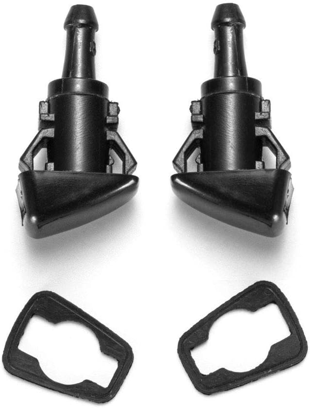 Front Windshield Washer Nozzles Wiper Spray Kit- For: Dodge, Ram, Jeep - Replaces OEM #: 4805742AB, 5116079AA V1258-DP02-WO-340