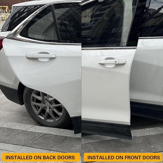 32.8ft (10m) Car Door Edge Guards Clear - Self-Adhesive PVC, U-Shaped, Fits Most Vehicles, Scratch- and V1258-DP02-WO-351