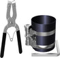 Piston Ring Compressor Tool,Car Engine Piston Ring Installer Removal Kit, Adjustable Sizes From 2-1/8 Inches V1258-DP02-WO-357