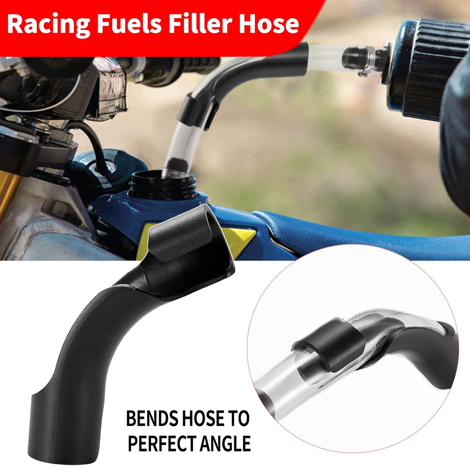 Racing Fuels Filler Hose Gas Can Spout Replacement, Gas Can Nozzle . V1258-DP02-WO-361