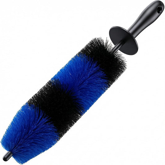 Master Wheel & Tire Brush, Easy Reach Wheel and Rim Deng Brush Long Soft Bristle, Car Tire Brush, Wheel Scrub V1258-DP02-WO-390
