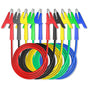 5PCS Alligator Clips Test Leads Dual Ended Crocodile Wire Cable with Insulators Clips Test Flexible Copper V1258-DP02-WO-398