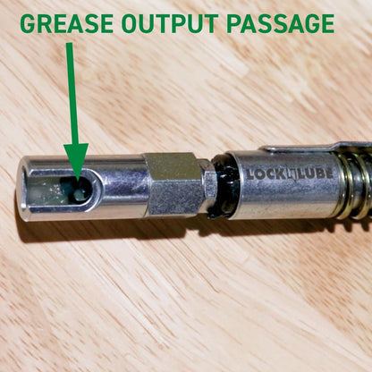 Push-on Slotted Right Angle 90 Degree Grease Coupler V1258-DP02-WO-400
