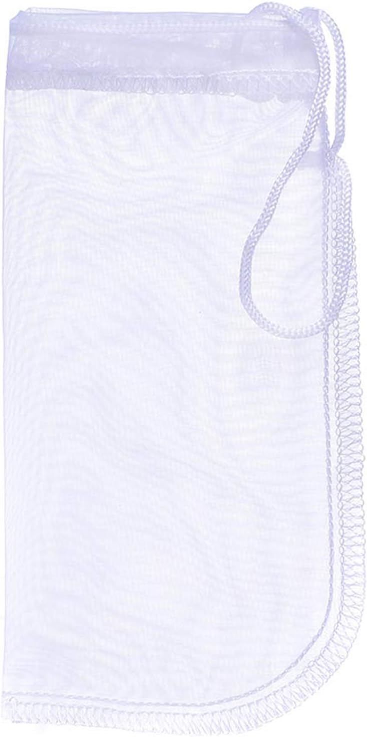 Media Filter Bag Aquarium Extra Fine,Reusable 180 Micron Drawstring Mesh Filter Bags for Very Fine Resins V1258-DP02-WO-411