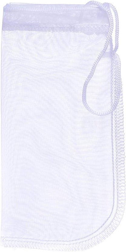 Media Filter Bag Aquarium Extra Fine,Reusable 180 Micron Drawstring Mesh Filter Bags for Very Fine Resins V1258-DP02-WO-411