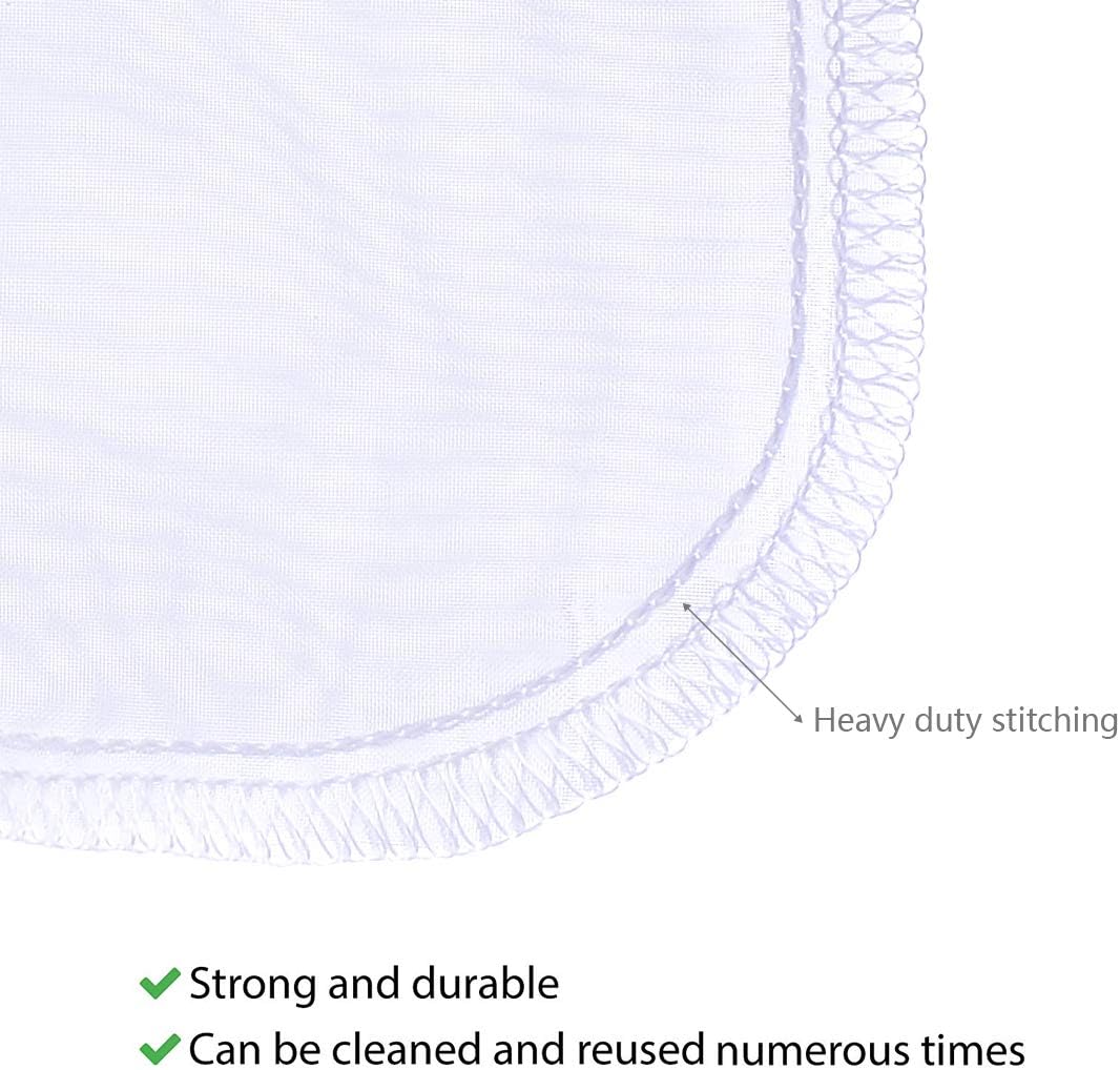 Media Filter Bag Aquarium Extra Fine,Reusable 180 Micron Drawstring Mesh Filter Bags for Very Fine Resins V1258-DP02-WO-411