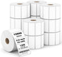 [15600 Labels/12 Rolls] 3-Proof 1" Core 2" x 1" Direct Thermal Label (51mm x 25mm) Multipurpose Shipping V1258-DP02-WO-429